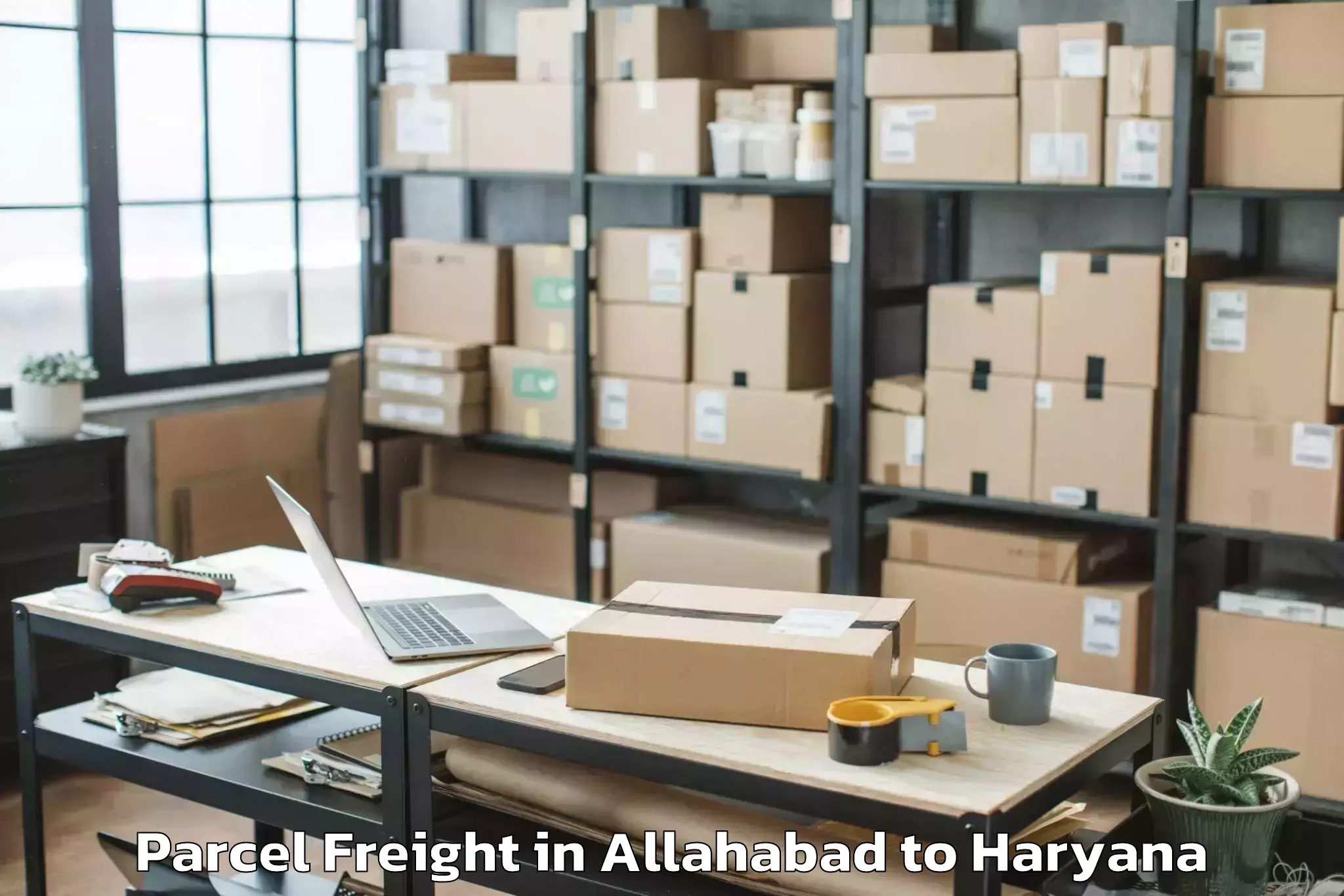 Get Allahabad to Uklana Parcel Freight